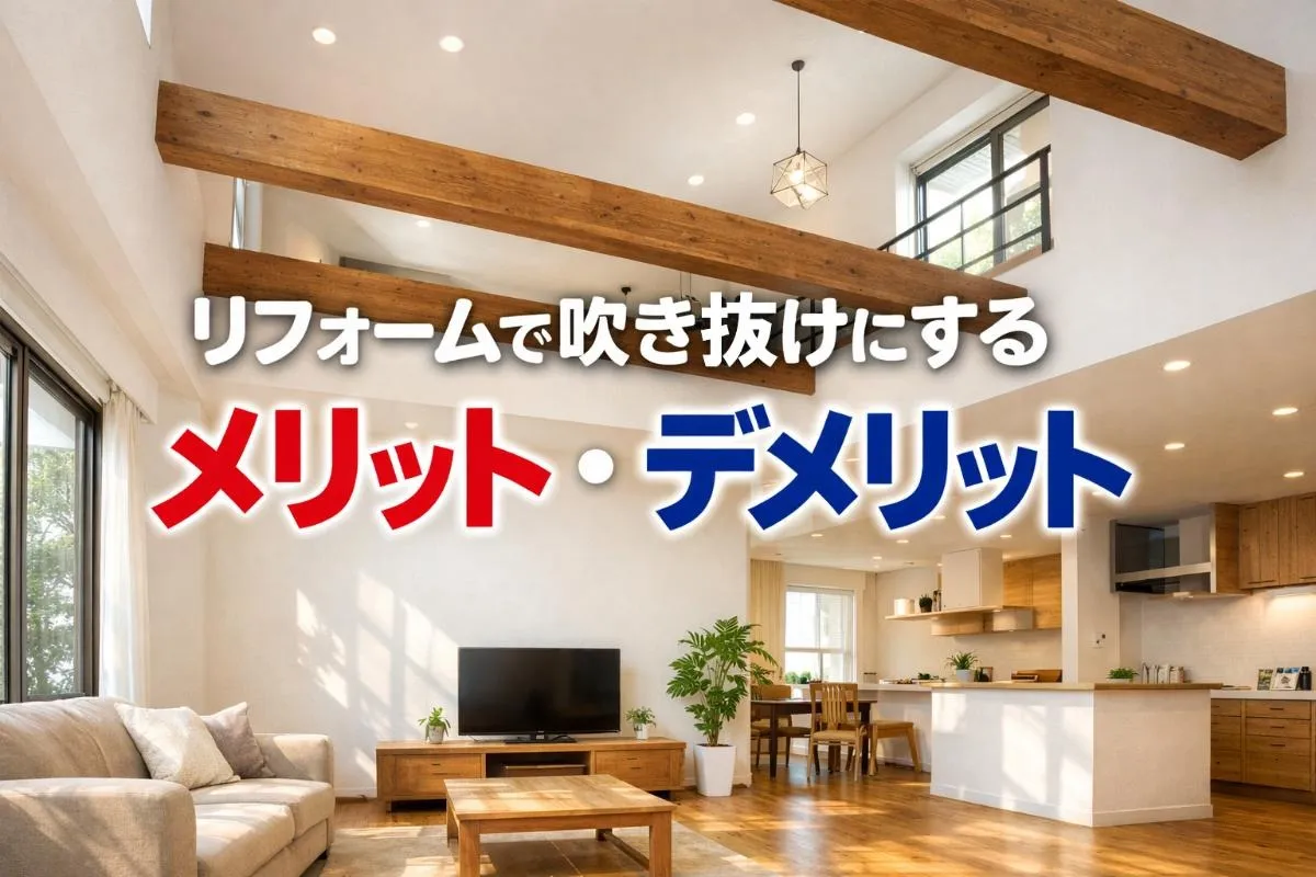 リフォームで吹き抜けにするメリット・デメリット徹底解説